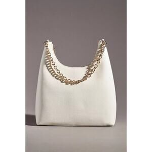 AOTA Anthropologie Darcy Shoulder Bag Recycled PU Chain Strap Vegan Leather